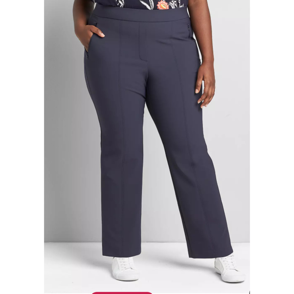 Lane Bryant On-The-Go Straight Pant Size 28